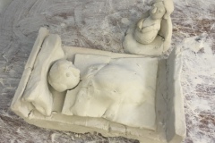 Kunstprojekt einer 6. Klasse zum Roman \"Als Hitler das rosa Kaninnchen stahl\", Klasse 6