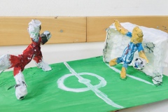 Draht- und Pappmaschee-Figuren, Klasse 6